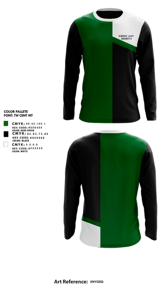 Long Sleeve Performance Shirt, Singer Lady Hornets, Softball, Teamtime, Team time, sublimation, custom sports apparel, team uniforms, spirit wear, spiritwear, sports uniforms, custom shirts, team store, custom team store, fundraiser sports, apparel fundraiser