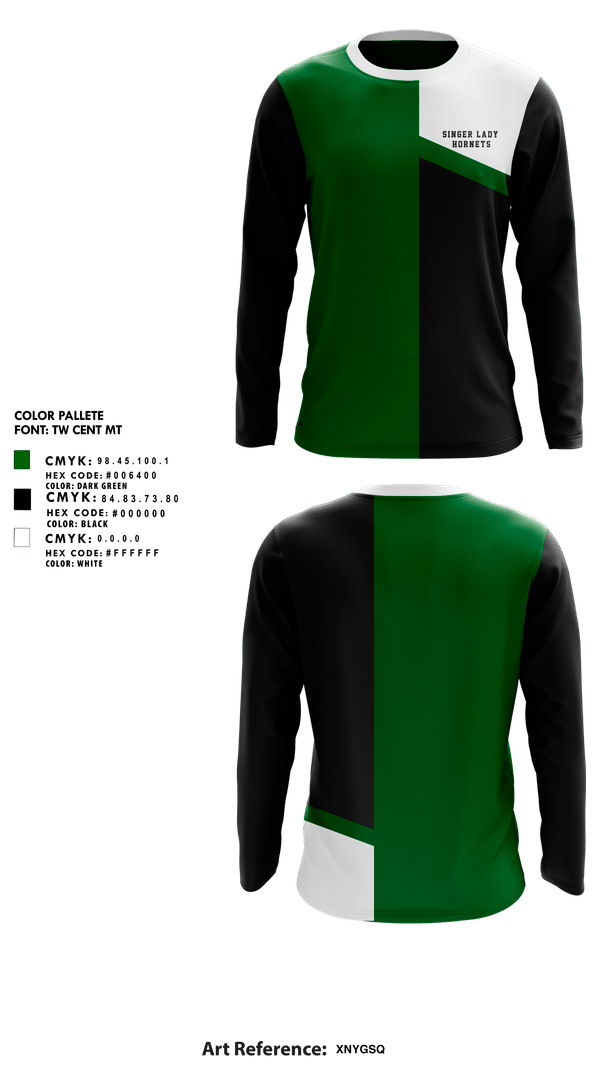 Long Sleeve Performance Shirt, Singer Lady Hornets, Softball, Teamtime, Team time, sublimation, custom sports apparel, team uniforms, spirit wear, spiritwear, sports uniforms, custom shirts, team store, custom team store, fundraiser sports, apparel fundraiser