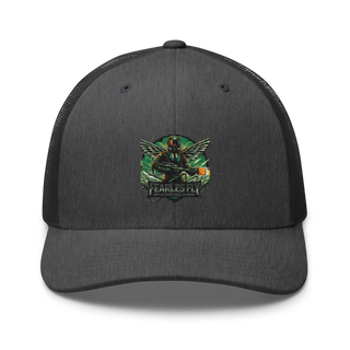 Fearless Fly Auto Detailing &Power Washing 44092363 Retro Trucker Hat | Yupoong 6606