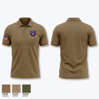 Short Sleeve Performance Polo, Royal Lao Airborne Security Forces, Army, Teamtime, Team time, sublimation, custom sports apparel, team uniforms, spirit wear, spiritwear, sports uniforms, custom shirts, team store, custom team store, fundraiser sports, apparel fundraiser