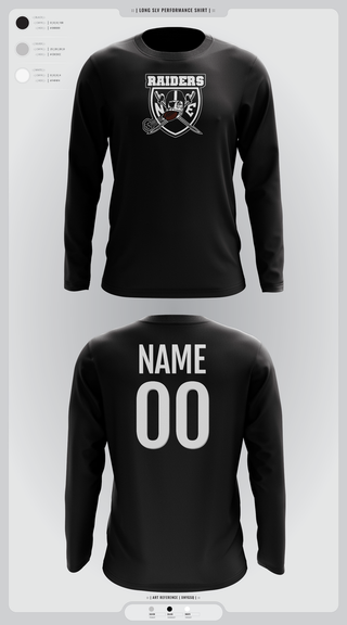 Long Sleeve Performance Shirt, NE Raiders, , Teamtime, Team time, sublimation, custom sports apparel, team uniforms, spirit wear, spiritwear, sports uniforms, custom shirts, team store, custom team store, fundraiser sports, apparel fundraiser