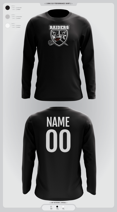 NE Raiders 46563054 Long Sleeve Performance Shirt 6