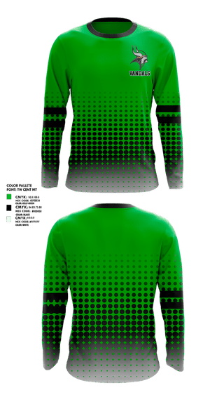 Long Sleeve Performance Shirt, Vandals, , Teamtime, Team time, sublimation, custom sports apparel, team uniforms, spirit wear, spiritwear, sports uniforms, custom shirts, team store, custom team store, fundraiser sports, apparel fundraiser