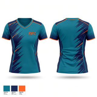 Womens Short Sleeve Vneck Shirt, RVFC, Men's Soccer, Teamtime, Team time, sublimation, custom sports apparel, team uniforms, spirit wear, spiritwear, sports uniforms, custom shirts, team store, custom team store, fundraiser sports, apparel fundraiser