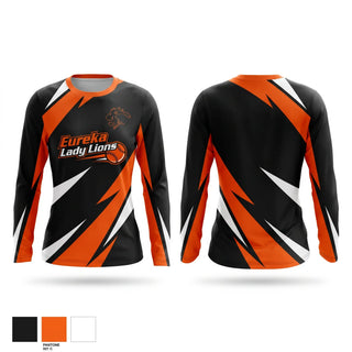Long Sleeve Performance Shirt, Eureka Lady Lions Softball, Softball, Teamtime, Team time, sublimation, custom sports apparel, team uniforms, spirit wear, spiritwear, sports uniforms, custom shirts, team store, custom team store, fundraiser sports, apparel fundraiser