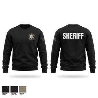 Crew Neck Sweatshirt, Conejos County Sheriff’s Office, Police, Teamtime, Team time, sublimation, custom sports apparel, team uniforms, spirit wear, spiritwear, sports uniforms, custom shirts, team store, custom team store, fundraiser sports, apparel fundraiser