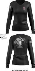 LRAFB Chiefs Group 49231806 Women's Long Sleeve V-neck Shirt - 208