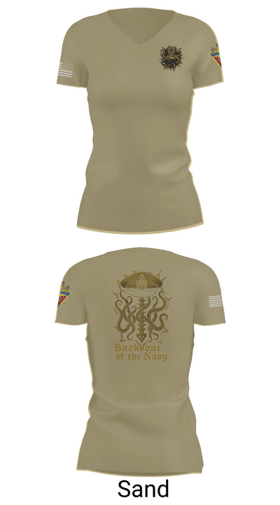 NAS Patuxent River 87984476 Women's Short Sleeve V-neck Shirt - 84