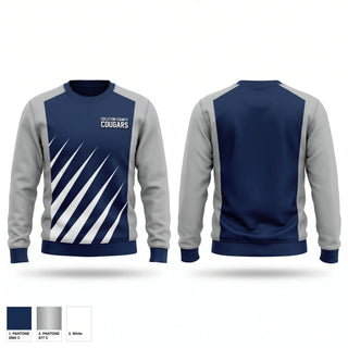 Crew Neck Sweatshirt, Colleton County Cougars, Track & Field, Teamtime, Team time, sublimation, custom sports apparel, team uniforms, spirit wear, spiritwear, sports uniforms, custom shirts, team store, custom team store, fundraiser sports, apparel fundraiser