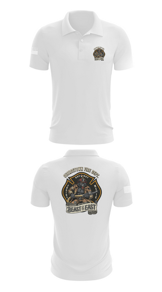 Short Sleeve Performance Polo, Georgetown Fire Station 7, Fire Department, Teamtime, Team time, sublimation, custom sports apparel, team uniforms, spirit wear, spiritwear, sports uniforms, custom shirts, team store, custom team store, fundraiser sports, apparel fundraiser