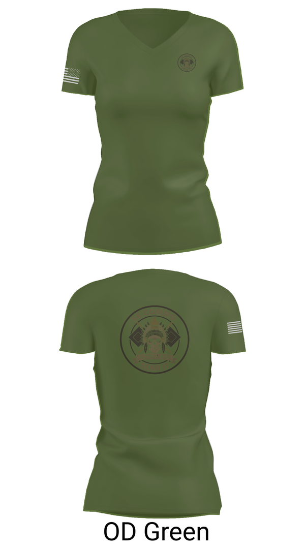 Womens Short Sleeve Vneck Shirt, 1/278th ACR, , Teamtime, Team time, sublimation, custom sports apparel, team uniforms, spirit wear, spiritwear, sports uniforms, custom shirts, team store, custom team store, fundraiser sports, apparel fundraiser