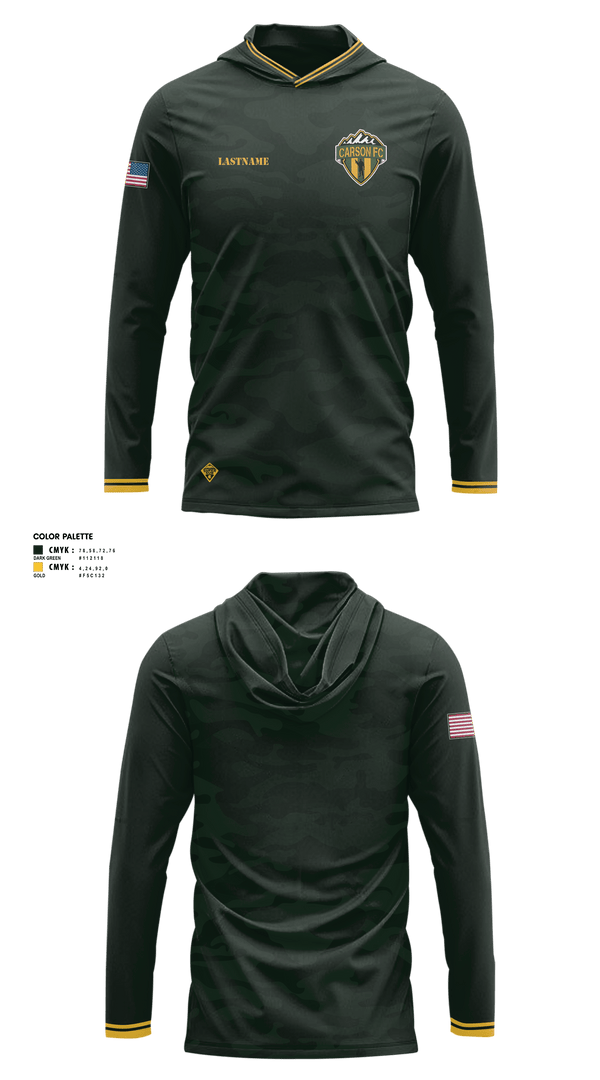 Long Sleeve Performance Shirt with hood, GHANSU W.C. 2026Shadow Ridge MS Staff, Men's Soccer, Teamtime, Team time, sublimation, custom sports apparel, team uniforms, spirit wear, spiritwear, sports uniforms, custom shirts, team store, custom team store, fundraiser sports, apparel fundraiser