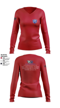 RICS Raiders 86682498 Women's Long Sleeve V-neck Shirt - 5