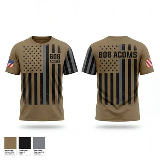 Old School Cotton Feel Shirt, 608 ACOMS, Air Force, Teamtime, Team time, sublimation, custom sports apparel, team uniforms, spirit wear, spiritwear, sports uniforms, custom shirts, team store, custom team store, fundraiser sports, apparel fundraiser