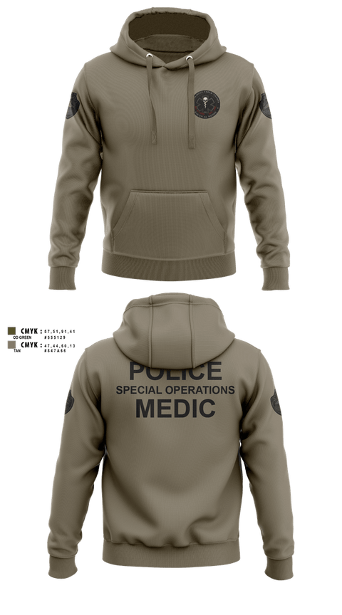 Hoodie, Muscogee Nation Police Tactical Medical team, Police, Teamtime, Team time, sublimation, custom sports apparel, team uniforms, spirit wear, spiritwear, sports uniforms, custom shirts, team store, custom team store, fundraiser sports, apparel fundraiser