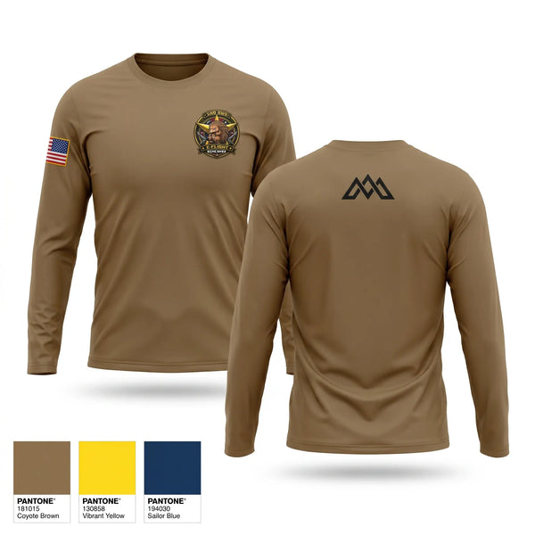 Long Sleeve Performance Shirt, 336 RCS E flight, Air Force, Teamtime, Team time, sublimation, custom sports apparel, team uniforms, spirit wear, spiritwear, sports uniforms, custom shirts, team store, custom team store, fundraiser sports, apparel fundraiser