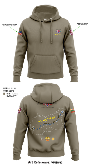 Hoodie, 30th MED BDE DEF25, , Teamtime, Team time, sublimation, custom sports apparel, team uniforms, spirit wear, spiritwear, sports uniforms, custom shirts, team store, custom team store, fundraiser sports, apparel fundraiser