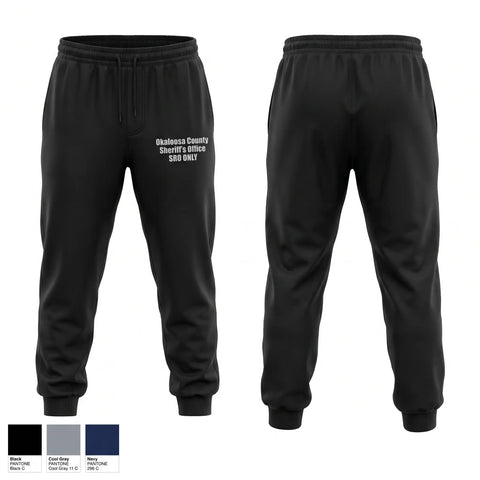 Sweatpants, Okaloosa County Sheriff’s Office SRO, Police, Teamtime, Team time, sublimation, custom sports apparel, team uniforms, spirit wear, spiritwear, sports uniforms, custom shirts, team store, custom team store, fundraiser sports, apparel fundraiser