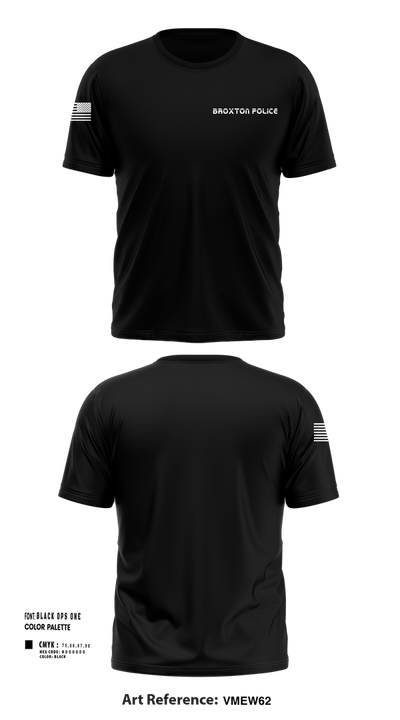 Broxton police 36855501 Short Sleeve Performance Shirt - 3