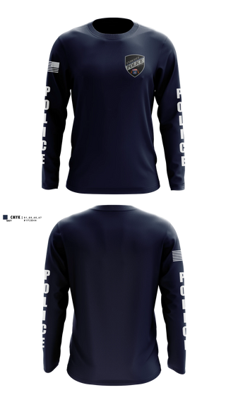 Long Sleeve Performance Shirt, Endicott Police Department, Police, Teamtime, Team time, sublimation, custom sports apparel, team uniforms, spirit wear, spiritwear, sports uniforms, custom shirts, team store, custom team store, fundraiser sports, apparel fundraiser
