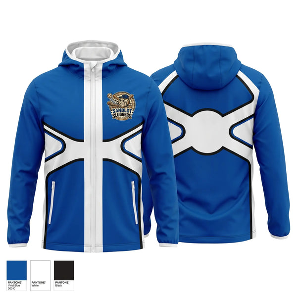 Windbreaker, SANDLOT SLUGGERS, Baseball, Teamtime, Team time, sublimation, custom sports apparel, team uniforms, spirit wear, spiritwear, sports uniforms, custom shirts, team store, custom team store, fundraiser sports, apparel fundraiser