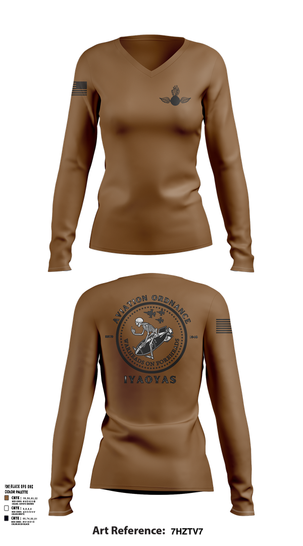 Womens Long Sleeve Vneck Shirt, VX-9, Navy, Teamtime, Team time, sublimation, custom sports apparel, team uniforms, spirit wear, spiritwear, sports uniforms, custom shirts, team store, custom team store, fundraiser sports, apparel fundraiser