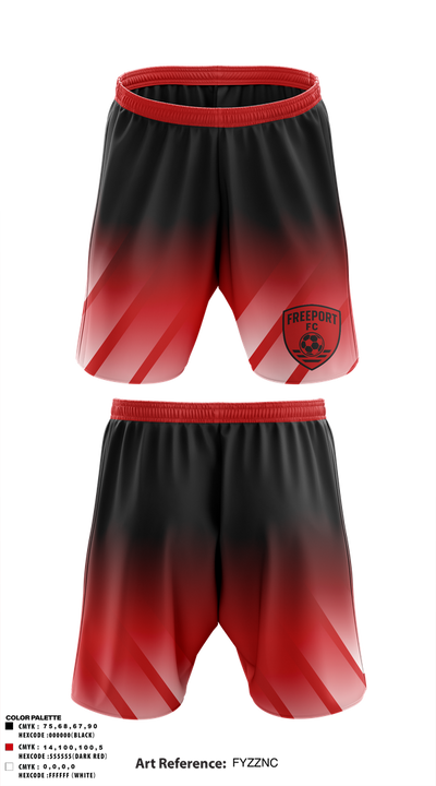 Freeport FC 77823295 Athletic Shorts With Pockets - 1