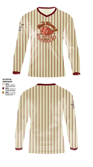 Long Sleeve Performance Shirt, JoCo Ham Slams, Softball, Teamtime, Team time, sublimation, custom sports apparel, team uniforms, spirit wear, spiritwear, sports uniforms, custom shirts, team store, custom team store, fundraiser sports, apparel fundraiser