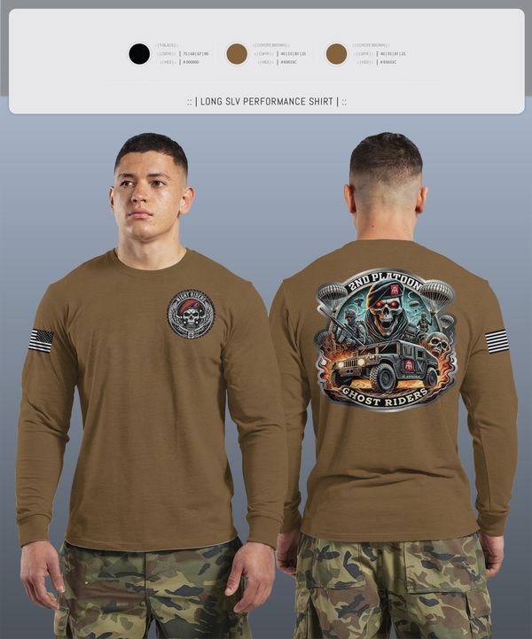 Long Sleeve Performance Shirt, Ghost Riders, , Teamtime, Team time, sublimation, custom sports apparel, team uniforms, spirit wear, spiritwear, sports uniforms, custom shirts, team store, custom team store, fundraiser sports, apparel fundraiser