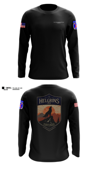 Long Sleeve Performance Shirt, Headquarters and Distribution Company, Army, Teamtime, Team time, sublimation, custom sports apparel, team uniforms, spirit wear, spiritwear, sports uniforms, custom shirts, team store, custom team store, fundraiser sports, apparel fundraiser