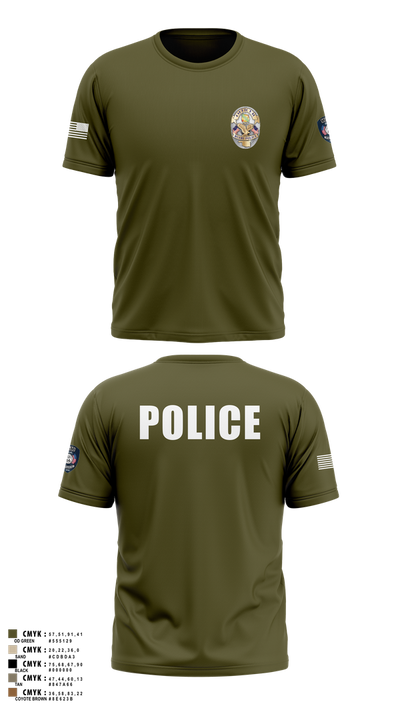 Miami Police Department 44557573 Short Sleeve Performance Shirt - 4
