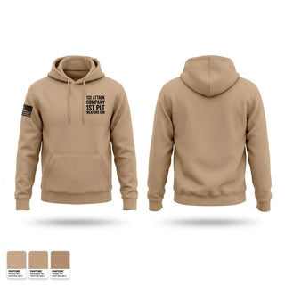 Hoodie, 1-32 attack company 1st plt weapons sqd, Army, Teamtime, Team time, sublimation, custom sports apparel, team uniforms, spirit wear, spiritwear, sports uniforms, custom shirts, team store, custom team store, fundraiser sports, apparel fundraiser