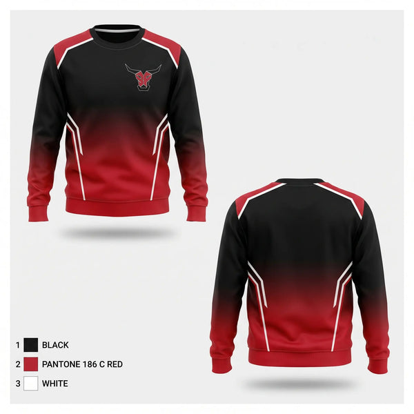 Crew Neck Sweatshirt, Spanish Fort Toros, , Teamtime, Team time, sublimation, custom sports apparel, team uniforms, spirit wear, spiritwear, sports uniforms, custom shirts, team store, custom team store, fundraiser sports, apparel fundraiser