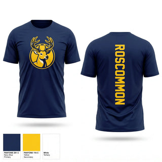 Short Sleeve Performance Shirt, Roscommon Bucks Track & Field, Track & Field, Teamtime, Team time, sublimation, custom sports apparel, team uniforms, spirit wear, spiritwear, sports uniforms, custom shirts, team store, custom team store, fundraiser sports, apparel fundraiser
