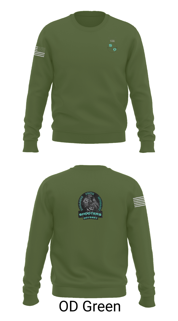 Crew Neck Sweatshirt, Shooters odyssey, National Guard, Teamtime, Team time, sublimation, custom sports apparel, team uniforms, spirit wear, spiritwear, sports uniforms, custom shirts, team store, custom team store, fundraiser sports, apparel fundraiser