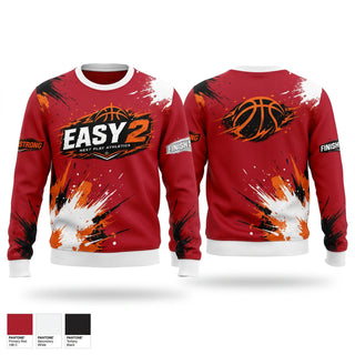Crew Neck Sweatshirt, Rebels, Men's Basketball, Teamtime, Team time, sublimation, custom sports apparel, team uniforms, spirit wear, spiritwear, sports uniforms, custom shirts, team store, custom team store, fundraiser sports, apparel fundraiser