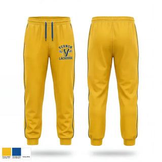 Sweatpants, Vernon, Men's Lacrosse, Teamtime, Team time, sublimation, custom sports apparel, team uniforms, spirit wear, spiritwear, sports uniforms, custom shirts, team store, custom team store, fundraiser sports, apparel fundraiser