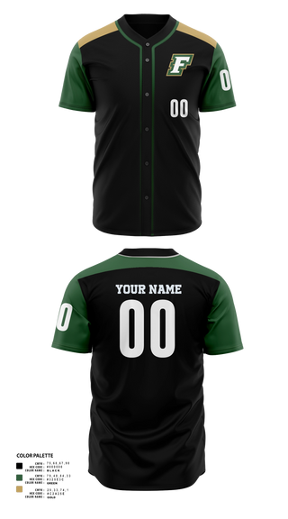 Full Button Baseball Jersey, Golden falcons, Baseball, Teamtime, Team time, sublimation, custom sports apparel, team uniforms, spirit wear, spiritwear, sports uniforms, custom shirts, team store, custom team store, fundraiser sports, apparel fundraiser
