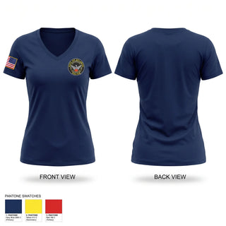 Womens Short Sleeve Vneck Shirt, Atlanta Police Department, Police, Teamtime, Team time, sublimation, custom sports apparel, team uniforms, spirit wear, spiritwear, sports uniforms, custom shirts, team store, custom team store, fundraiser sports, apparel fundraiser