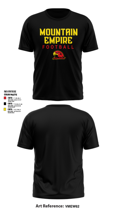 Mountain Empire High School Football Short Sleeve Performance Shirt - 7