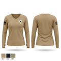 Washington State Guard 38524735 Women's Long Sleeve V-neck Shirt - 1