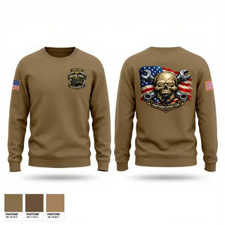 Crew Neck Sweatshirt, 163D IEW BN, Army, Teamtime, Team time, sublimation, custom sports apparel, team uniforms, spirit wear, spiritwear, sports uniforms, custom shirts, team store, custom team store, fundraiser sports, apparel fundraiser