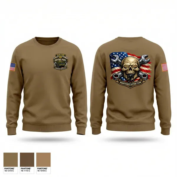 Crew Neck Sweatshirt, 163D IEW BN, Army, Teamtime, Team time, sublimation, custom sports apparel, team uniforms, spirit wear, spiritwear, sports uniforms, custom shirts, team store, custom team store, fundraiser sports, apparel fundraiser