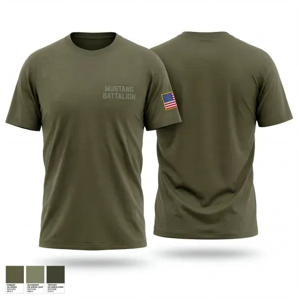 Mustang battlion 36376915 Old School Cotton Feel Shirt - 1