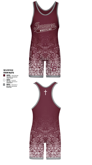 Wrestling Singlet, Don Bosco, Wrestling, Teamtime, Team time, sublimation, custom sports apparel, team uniforms, spirit wear, spiritwear, sports uniforms, custom shirts, team store, custom team store, fundraiser sports, apparel fundraiser