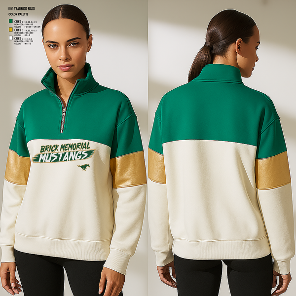 Quarter Zip Jacket, Brick Memorial Field Hockey, Field Hockey, Teamtime, Team time, sublimation, custom sports apparel, team uniforms, spirit wear, spiritwear, sports uniforms, custom shirts, team store, custom team store, fundraiser sports, apparel fundraiser
