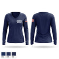 Sunshine Fire Volunteer Fire Department Women's Long Sleeve V-neck Shirt - 1