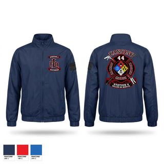 Windbreaker, Lansing Fire Dept - Station 4, Fire Department, Teamtime, Team time, sublimation, custom sports apparel, team uniforms, spirit wear, spiritwear, sports uniforms, custom shirts, team store, custom team store, fundraiser sports, apparel fundraiser