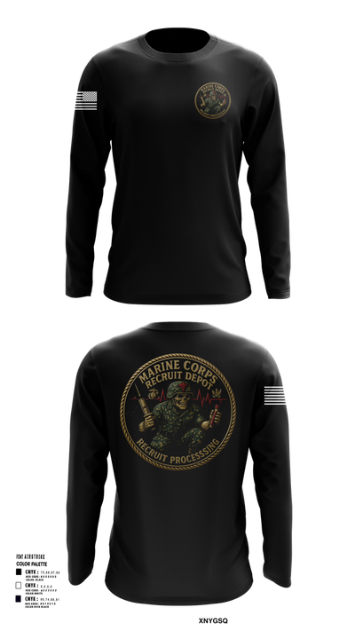 Recruit Processing 31438936 Long Sleeve Performance Shirt 2