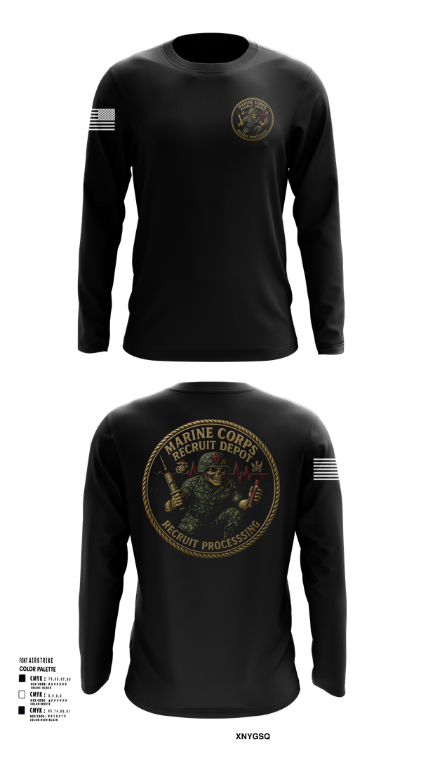 Long Sleeve Performance Shirt, Recruit Processing, , Teamtime, Team time, sublimation, custom sports apparel, team uniforms, spirit wear, spiritwear, sports uniforms, custom shirts, team store, custom team store, fundraiser sports, apparel fundraiser